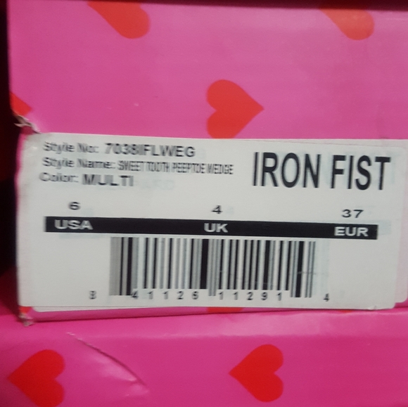 Iron Fist Sweet Tooth Peeptoe Wedges - Picture 13 of 15